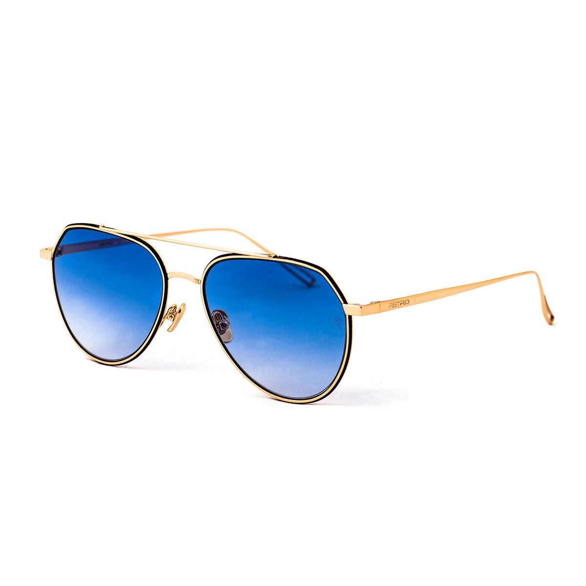 RETRO BLACK GOLD I C02 55 Unisex Güneş Gözlüğü