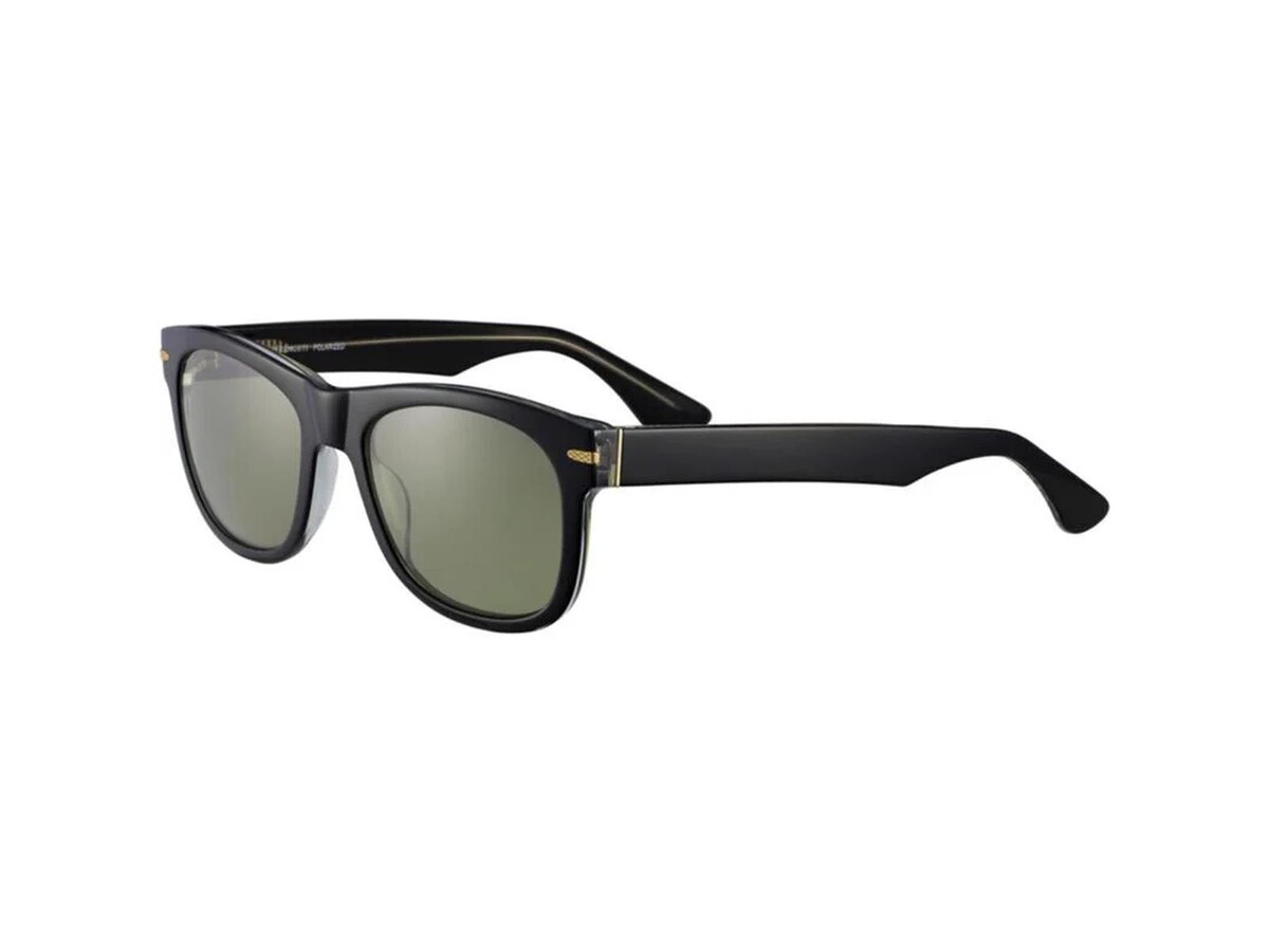 SERENGETI GSG 550003 FOYT LARGE SHINY BLACK TRANSPARENT LAYER Unısex Güneş Gözlüğü