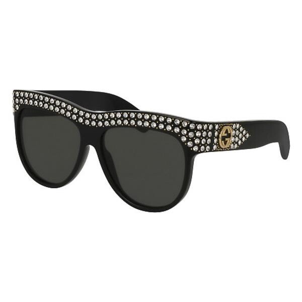 Gucci GG 0147S 001 56 14 Kadın Güneş Gözlüğü