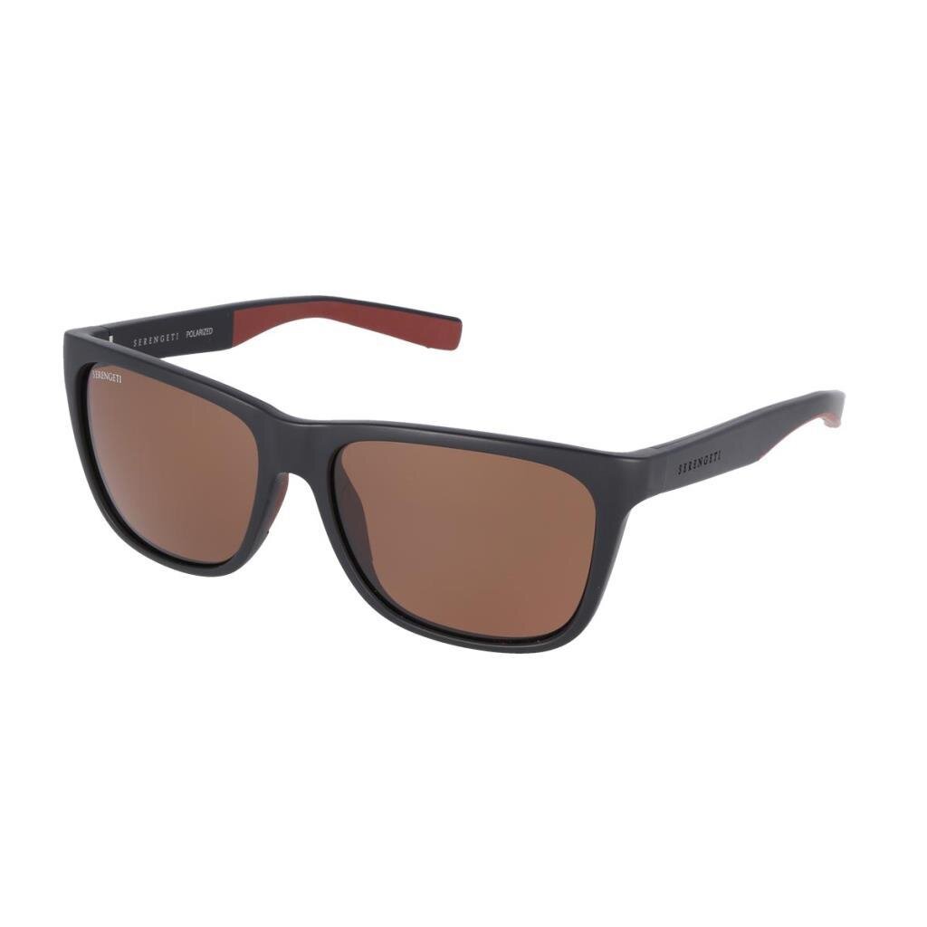 Serengeti GSG 8681 LIVIO SANDED BLACK/BROWN Erkek Güneş Gözlüğü