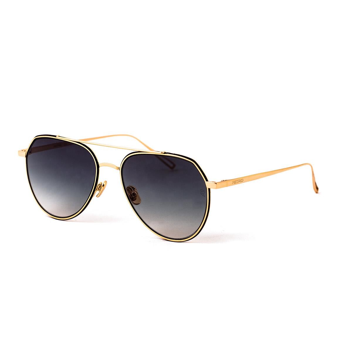 RETRO BLACK GOLD I C01 55 Unisex Güneş Gözlüğü