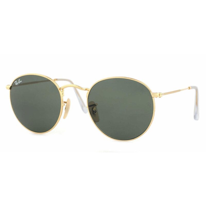 Ray-Ban RB 3447N 001 50 ROUND METAL Unisex Güneş Gözlüğü