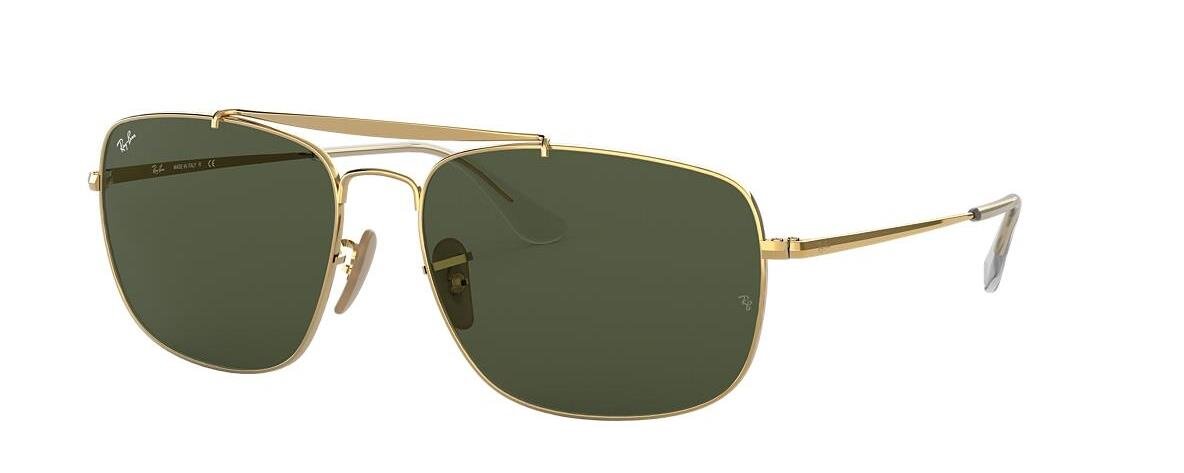 Ray-Ban RB 3560 001 61 THE COLONEL Erkek Güneş Gözlüğü