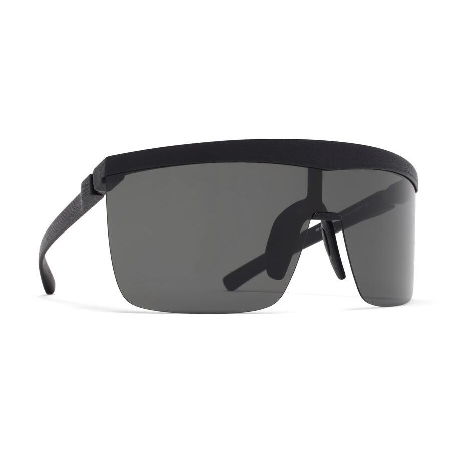 MYKITA TRUST MD1 PITCH BLACK/DGY SLD SHIELD Unisex Güneş Gözlüğü