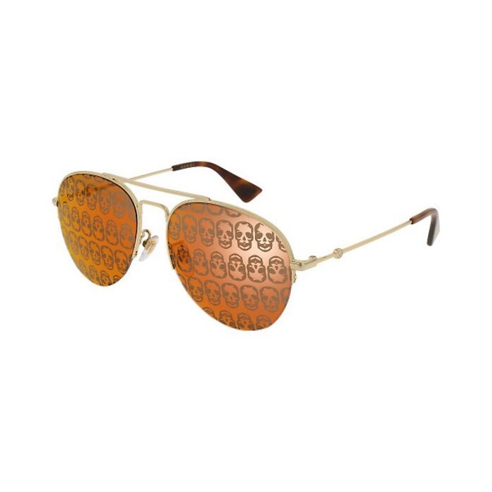 Gucci GG 0107S 002 56 17 Unisex Güneş Gözlüğü