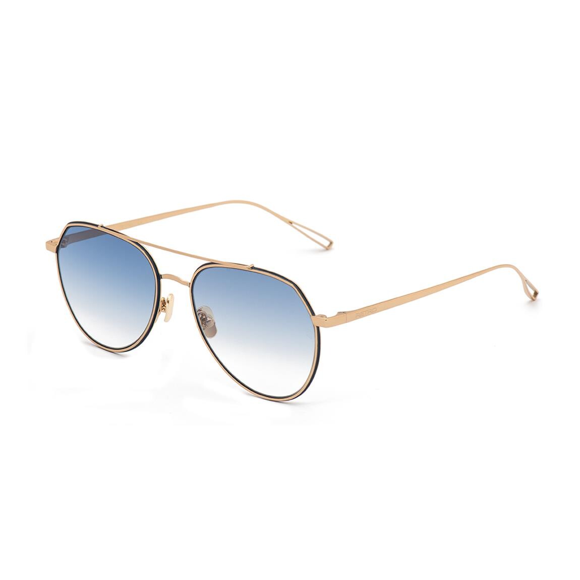RETRO BLACK GOLD I C08 55 Unisex Güneş Gözlüğü