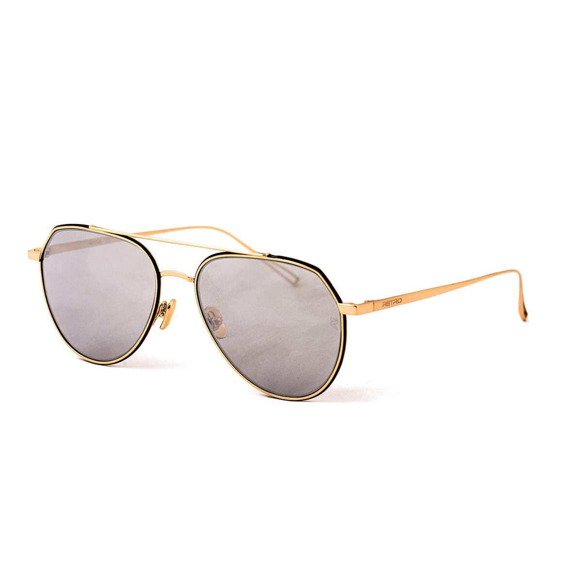 RETRO BLACK GOLD I C03 55 Unisex Güneş Gözlüğü