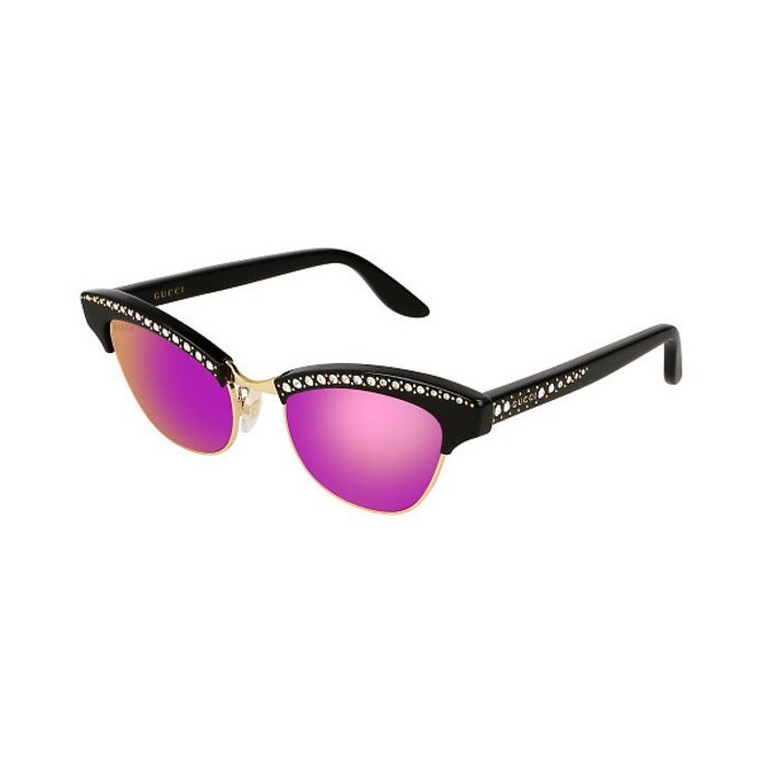 Gucci GG 0153S 001 49 18 Kadın Güneş Gözlüğü