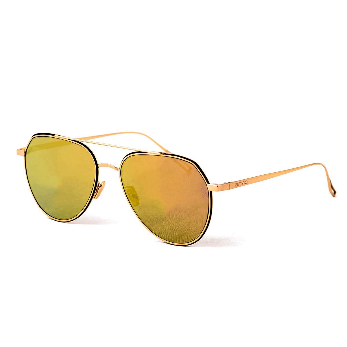 RETRO BLACK GOLD I C05 55 Unisex Güneş Gözlüğü
