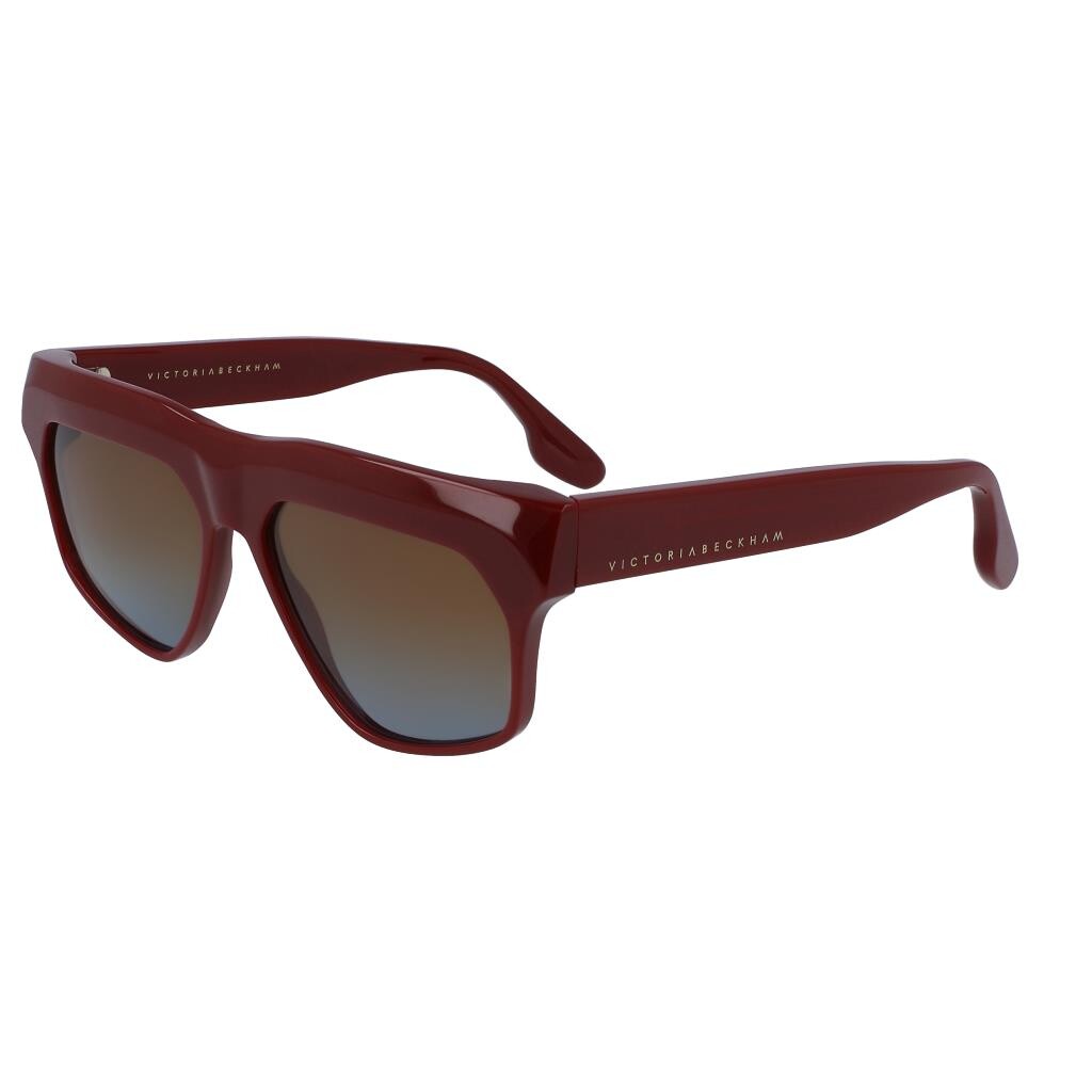 VICTORIA BECKHAM VB 603S 604 56 Köşeli Bordo Kadın Güneş Gözlüğü